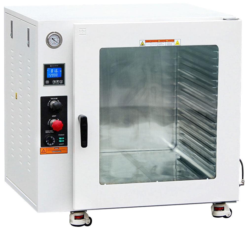 316L SST Optional 250C UL 18 Shelf Max 7.5 CF 5 Sided Heating Vacuum Oven 220V - SC Filtration