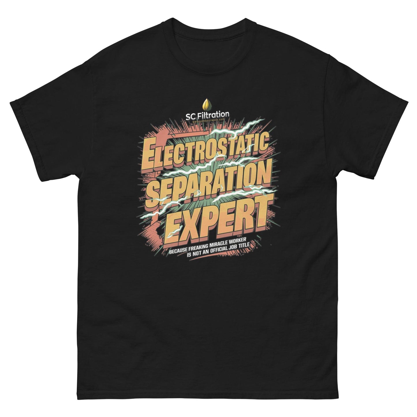 Electrostatic Expert 1 Men's classic tee - SC Filtration