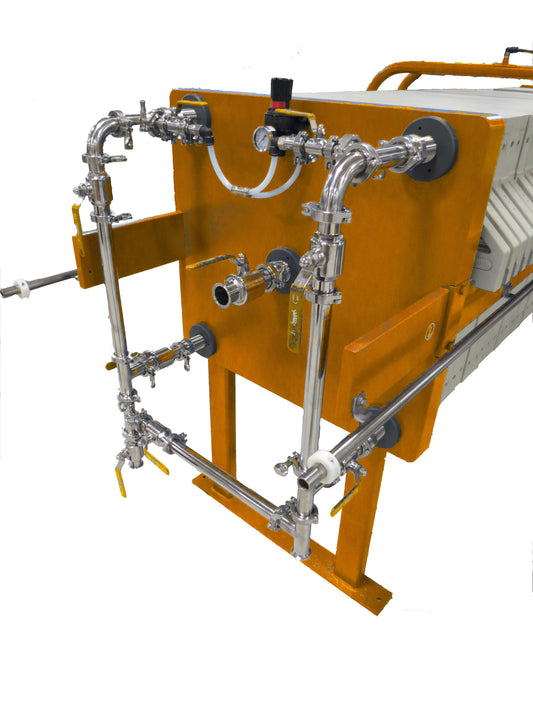 Biomass FDA cGMP Filter Press 20 Cu Ft