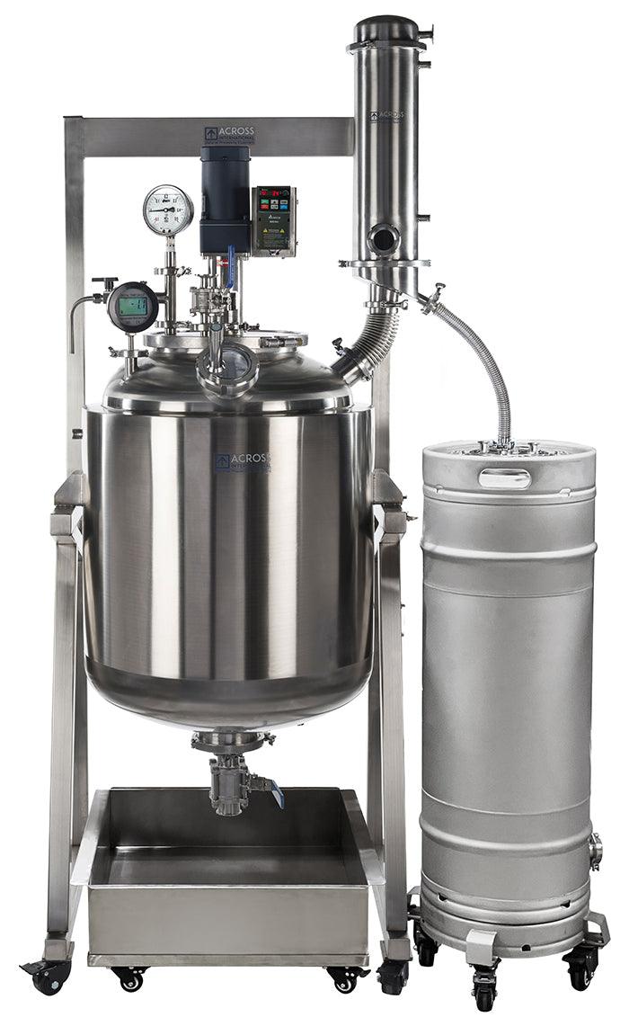 Dual-Jacketed 200L 316L-Grade Stainless Steel Reactor – SC Filtration