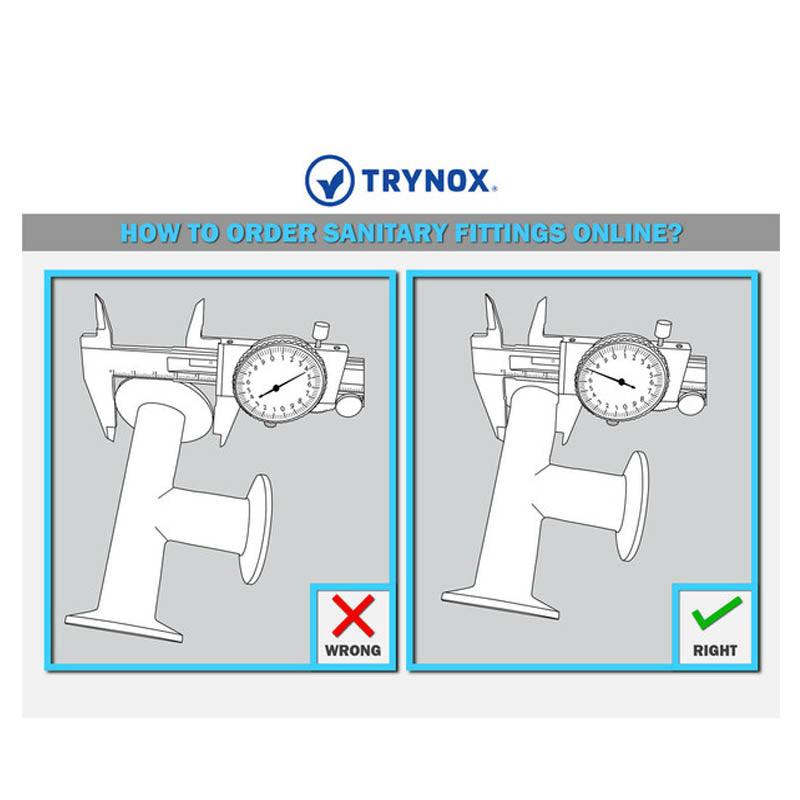 Trynox Sanitary Tri Clamp Concentric Reducer - SC Filtration