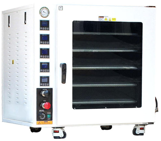 316L SST Optional 250C UL Certified 7.5 CF Vacuum Oven With 5 Heating Shelves - SC Filtration