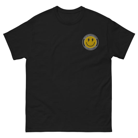 Happy Face on the Left Men's classic tee