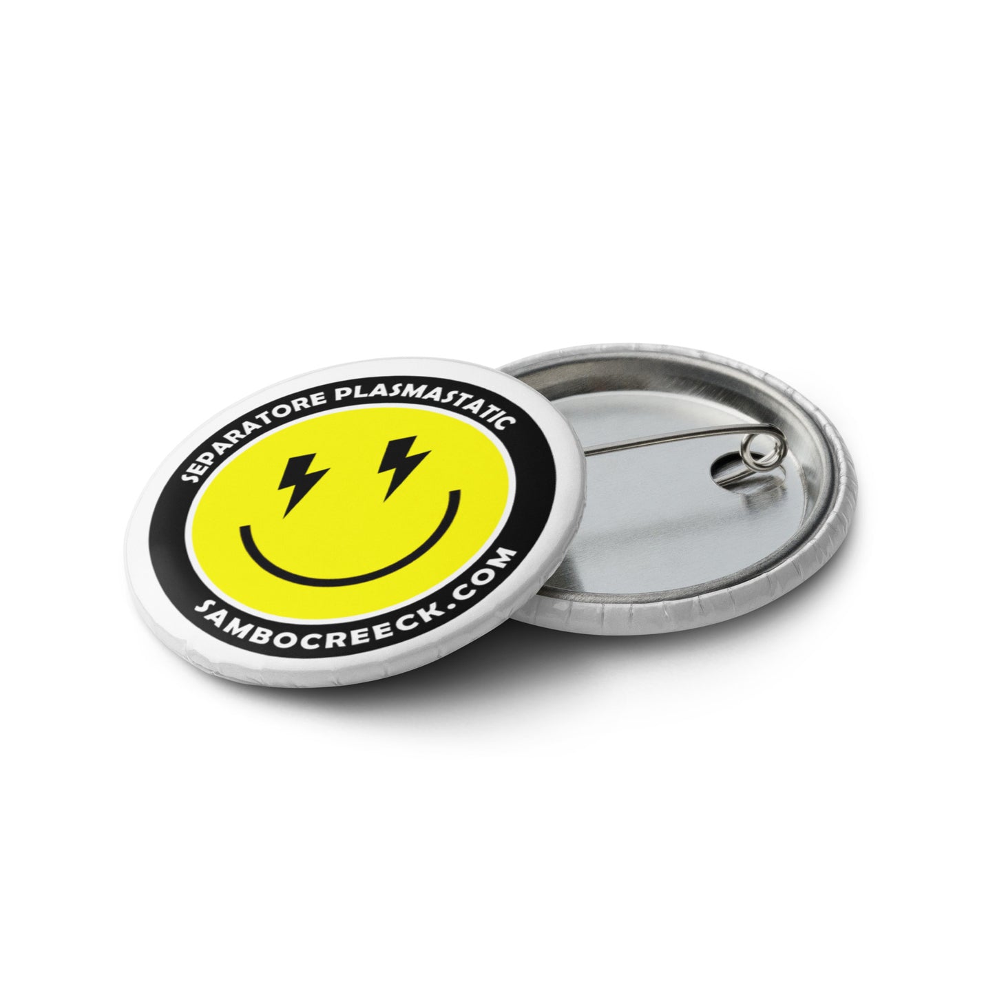 Happy Face Set of pin buttons