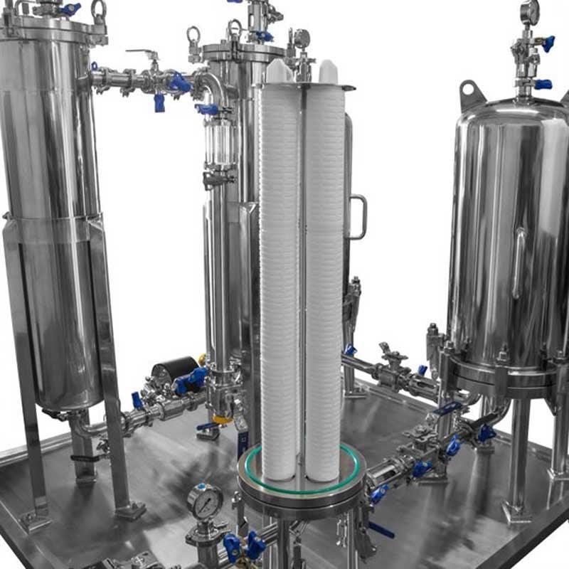 4 Stage Lenticular Filter Skid – SC Filtration