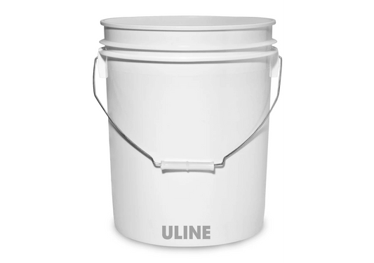 Uline S-16970W 5 gallon pail bucket