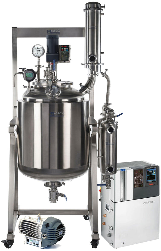 Dual-Jacketed 200L 316L SST Reactor Decarboxylation Package