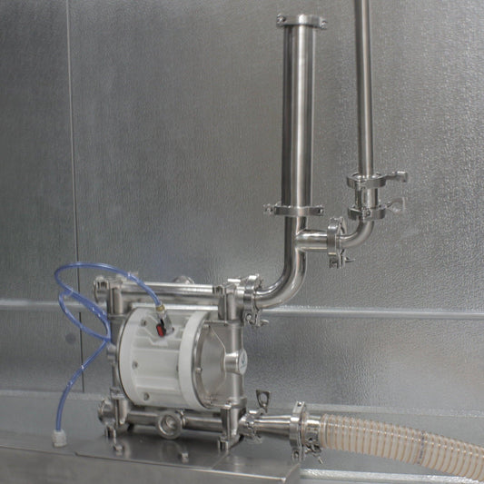 Pulsation Damper FDA Sanitary for AODD Pumps Passive System - SC Filtration