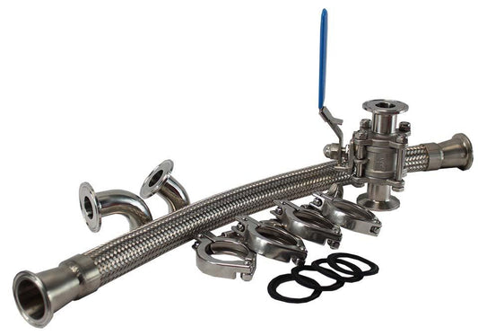 Stainless Steel Trolley Replacement Plumbing for Sambo Creeck Filtration Filters