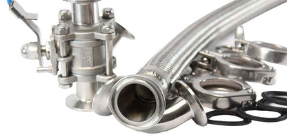 Stainless Steel Trolley Replacement Plumbing for Sambo Creeck Filtration Filters