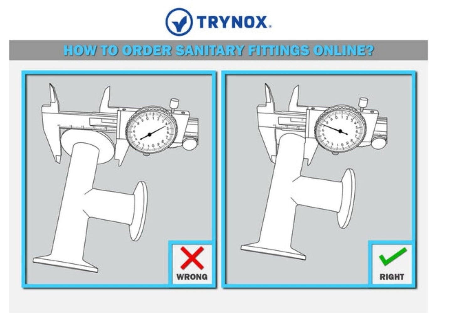 Trynox Sanitary Clamp Hose Adapter - SC Filtration